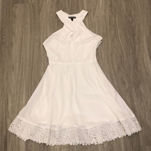 Express Dresses & Skirts - NWOT White mini summer dress